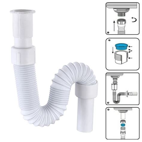 Universal Plastic Flexible Kitchen Basin Strainer Sink Extension Basin