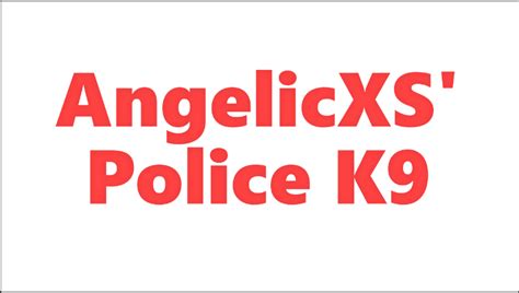 Free Release Police K9 Script Releases Cfxre Community