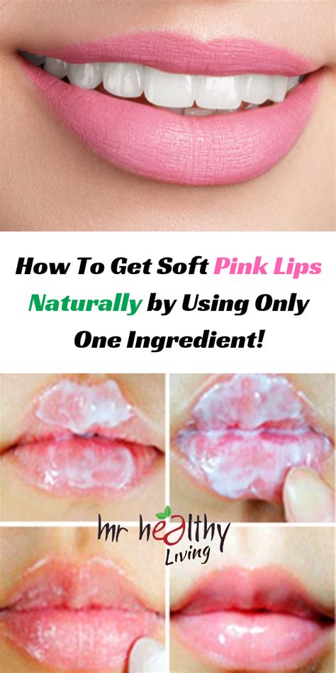 How To Get Soft Pink Lips Naturally By Using Only One Ingredient Pink