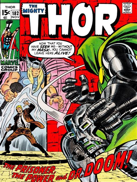 Thor 182 Comic Book Collectible Metal Sign Doctor Doom Large Size