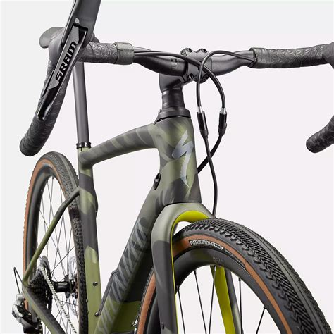 2022 Specialized Diverge Comp Carbon Gravel Bike In Satin Olive Green