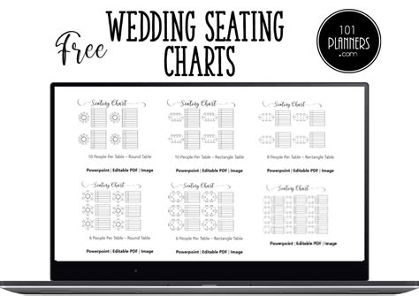 Wedding Seating Chart Typeable Pdf Word Excel