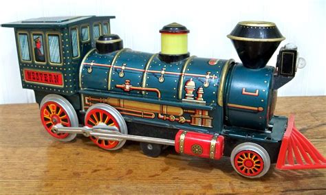 Vintage Toys ~ Western Loco ~ Metal Train Vintage Toys Childhood