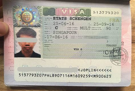 Where To Find Schengen Biometric Visa Number