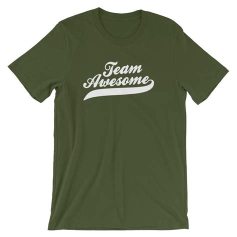 Team Awesome T Shirt Unisex Cool T Shirts Funny Shirts For Men