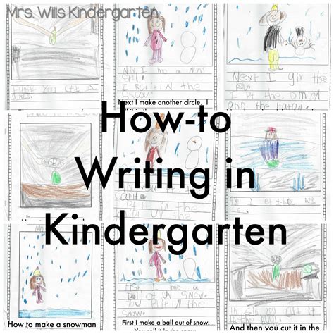 How To Writing In Kindergarten Mrs Wills Kindergarten Bloglovin