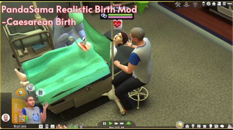 The Sims 4 Caesarean Birth Pandasama Child Birth Mod Youtube