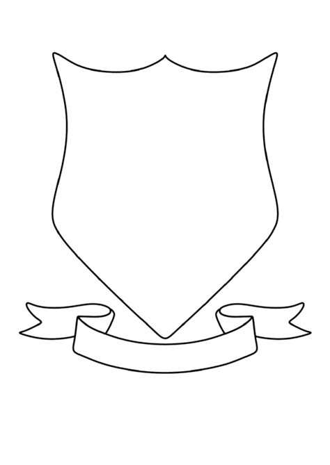 Blank Coat Of Arms Coloring Pages Coloring Pages