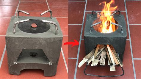 How To Make A Smart And Creative Firewood Stove Youtube
