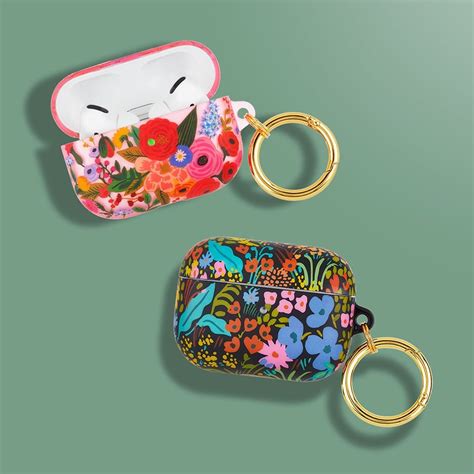Case Mate Airpods Pro Rifle Paper Meadow Wgold Circular Ring