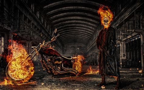 Ghost Rider Windows 10 Theme Themepackme