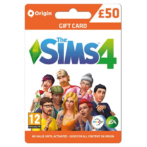 Check spelling or type a new query. Buy The Sims 4 £50 Gift Card on Top ups | GAME