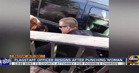 Flagstaff Officer Who Punched Woman Resigns