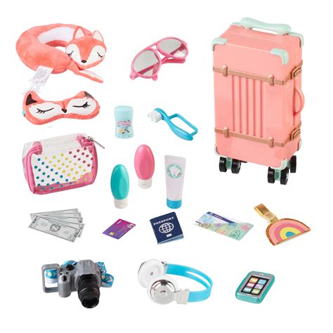 My Life As World Traveler Play Set 24 Pieces My Life Doll Accessories Our
