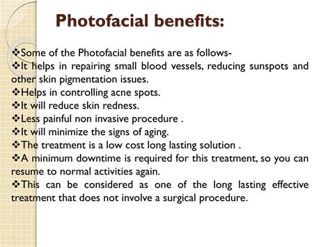 Ppt An Overview Of Photofacial Treatment Powerpoint Presentation