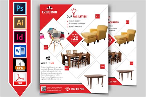 Seremban gained its city status on 20 january 2020. Furniture Shop Flyer Template Vol-03 | Creative ...