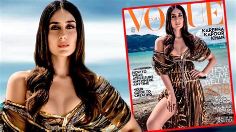 Kareena Kapoor Khan H0t Photoshoot For For Cover Page Of Vogue Magazine Youtube