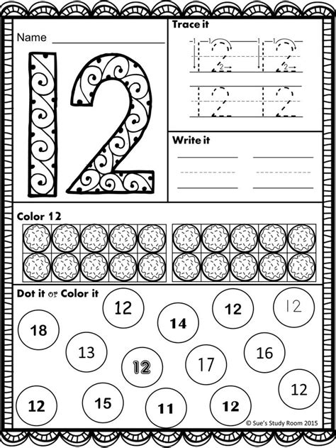 Numbers Number Recognition 1 20 Math Activities Preschool Numbers