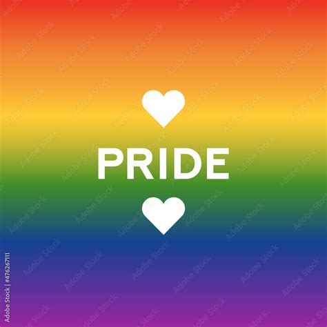 lgbt lgbtq pride hearts and slogans social media post template love is love be proud be