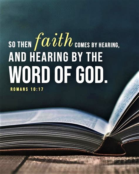 The Living Romans Nkjv So Then Faith Comes By