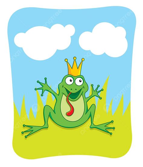 Frog Prince Green Waving Prince Vector Green Waving Prince Png And