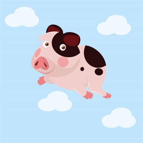 Pig Hoof Print Cartoon Illustrations Royalty Free Vector Graphics