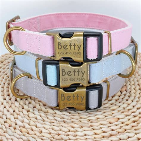 Buy Personalized Engraved Dog Collar With Id Tag Online