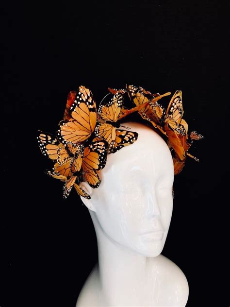 Goddess Headpiece Monarch Butterfly Headpiece Monarch Etsy In 2020