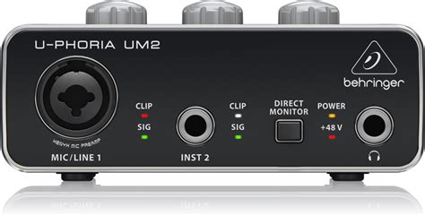 Behringer U Phoria Um2 2x2 Usb Audio Interface With Usb 20 At Rs 4800