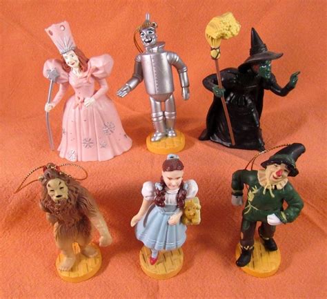 Vintage Wizard Of Oz 6 Figurines 1939 Loews Ren 1966 Mgm 1987 Turner