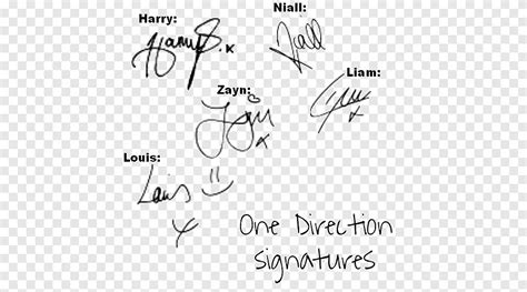 One Direction Autograph Over Again Signature One Direction Angle