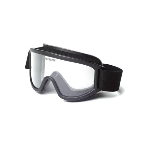 Ess Tactical Xt Military Goggles With Black Frame Clear Lens And 40mm Strap 740 0243