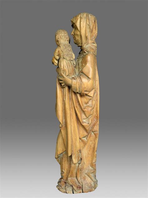 Vierge Et Lenfant Avec La Saint Anne Vers 1480 1500 Xie Au Xve