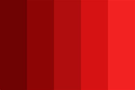 Scarlet Red Color Chart