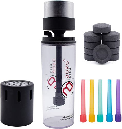 Set up was fairly easy and i pulled up some videos on the website by looking up miami jet. VEEBOOST Boro Miami Portable Hookah Set, 10 Coals 50 ...
