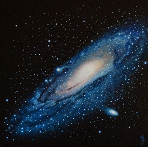 Andromeda Painting Oil On Canvas 12 X 12 Rpainting