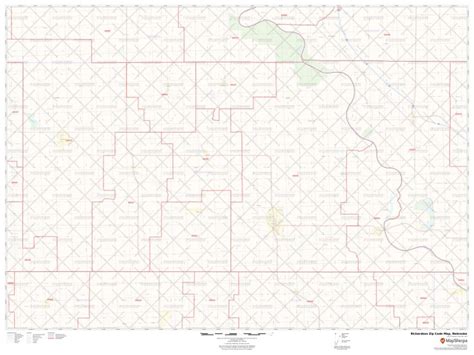 Richardson Texas Zip Code Wall Map Red Line Style By Marketmaps The