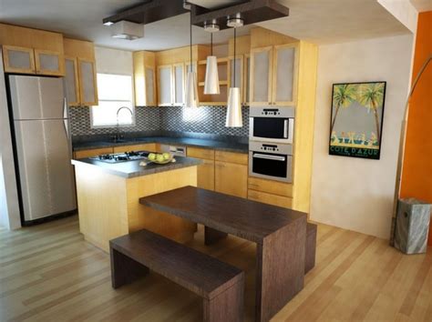 Square Kitchen Island Decor Ideas : Chic Small Square Kitchen Island