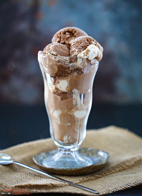 It's sweet and malty, with the tiniest bitter tones to balance that sweetness. Chocolate Marshmallow Swirl Ice Cream - What Should I Make ...