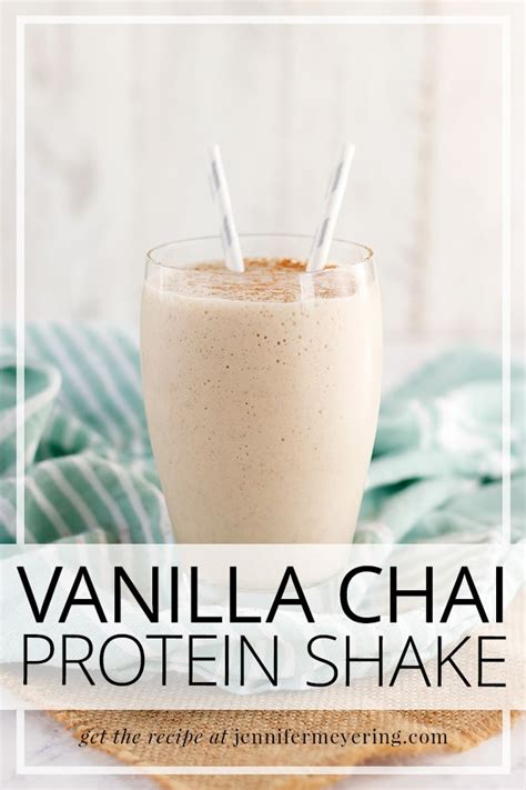 Vanilla Chai Protein Shake Jennifer Meyering