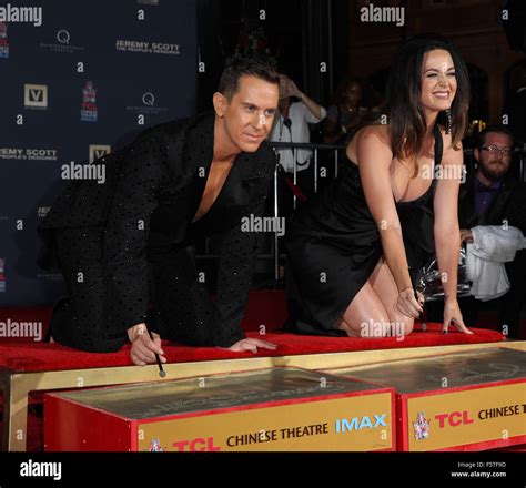 Jeremy Scott And Katy Perry Are Honored During Their Hand Print Ceremony At Tcl Chinese Theatre
