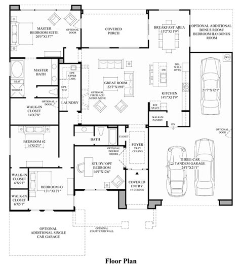 Make Home Single Story Toll Brothers House Plans Toll Brothers At