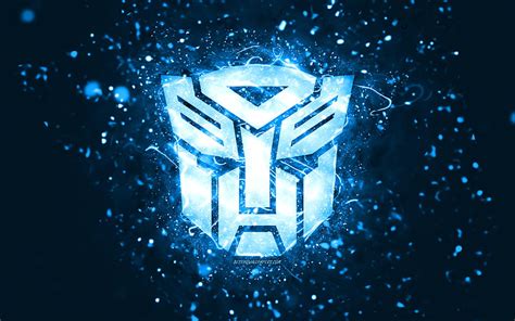 1920x1080px 1080p Free Download Transformers Blue Logo Blue Neon
