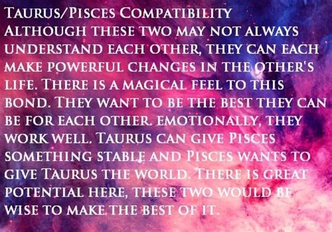 His ex was my best friend which is a taurus. Zodiac Maniac - Taurus/Pisces Compatibility