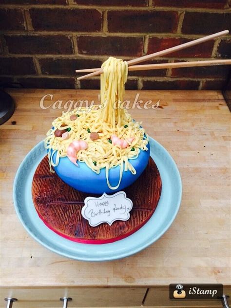 Noodle Illusion Cake Decorated Cake By Caggy Cakesdecor