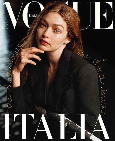 Gigi Hadid Covers Vogue Italia July By Alasdair Mclellan