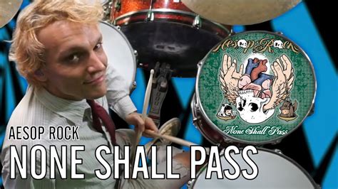 aesop rock none shall pass office drummer youtube