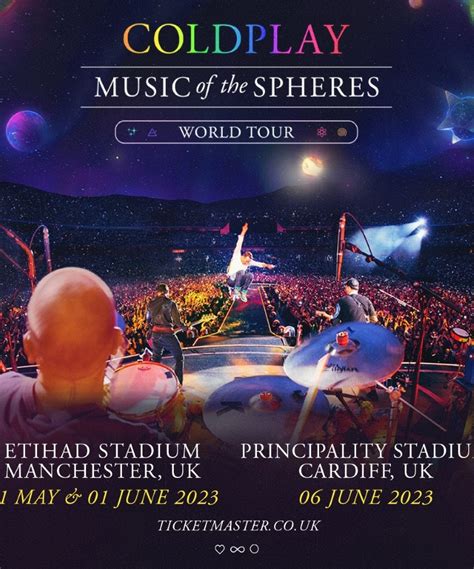 Coldplay Music Of The Spheres World Tour May Etihad Stadium Event Gig Details