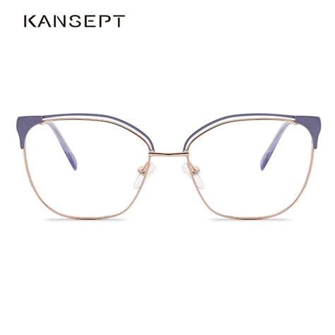 kansept women myopia optical glasses frame stylish brand design computer eyeglasses prescription