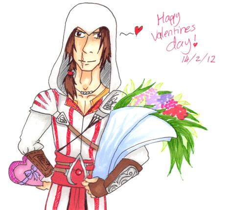 Happy Valentines Day Ezio By Silencemymusic On Deviantart